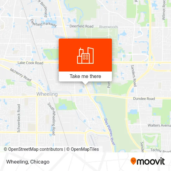 Wheeling map