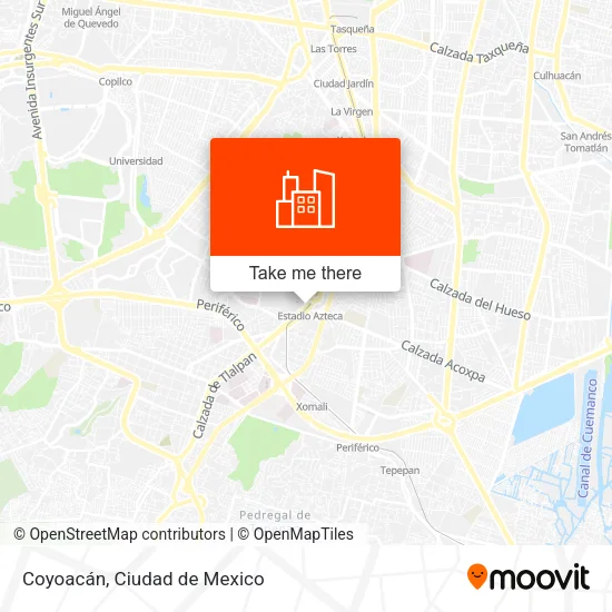 Coyoacán map