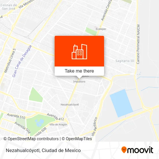 Nezahualcóyotl map