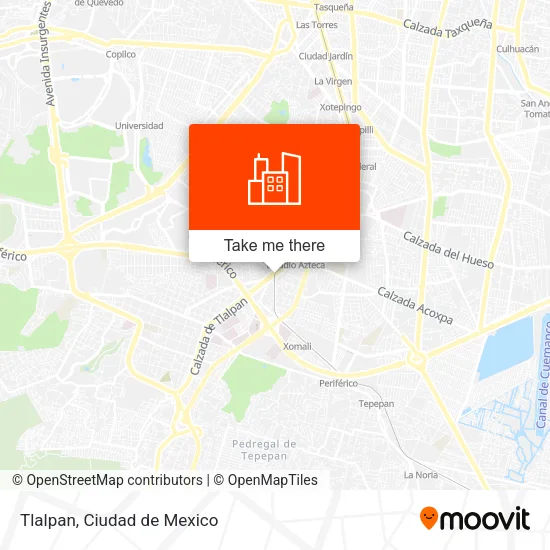Tlalpan map