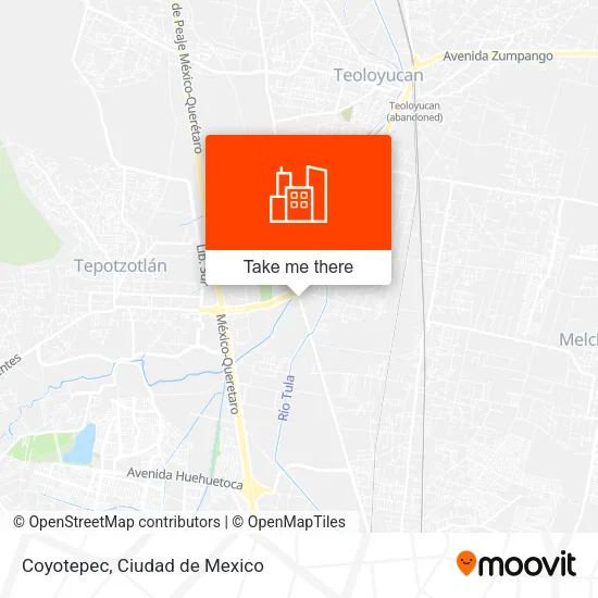 Coyotepec map