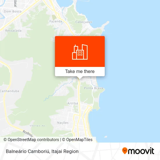 Balneário Camboriú map