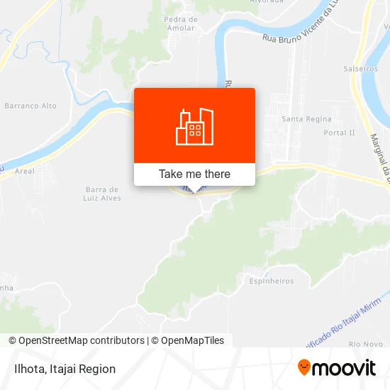 Ilhota map