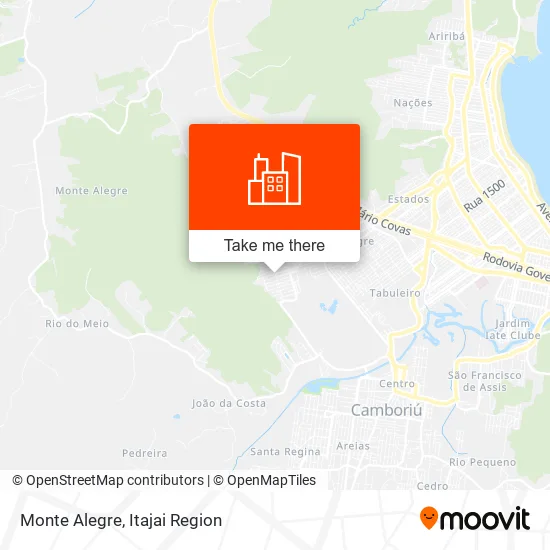 Monte Alegre map