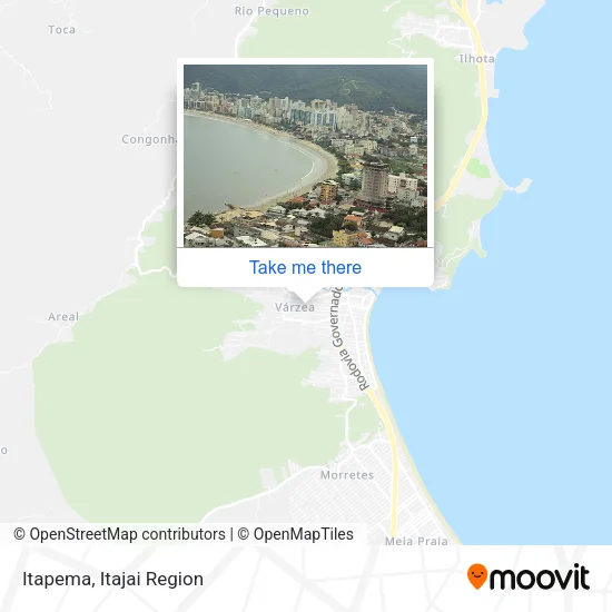 Itapema map