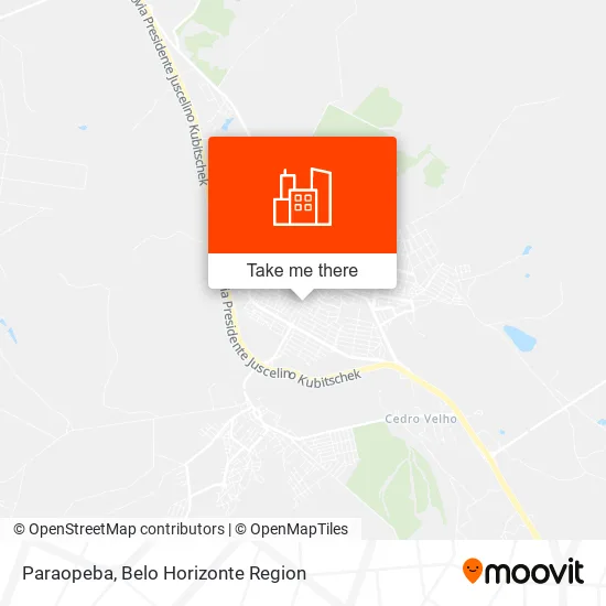 Paraopeba map