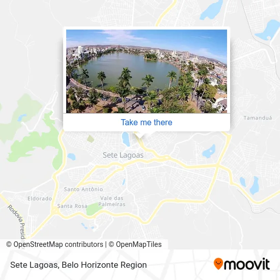 Sete Lagoas map