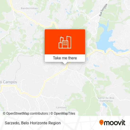 Sarzedo map
