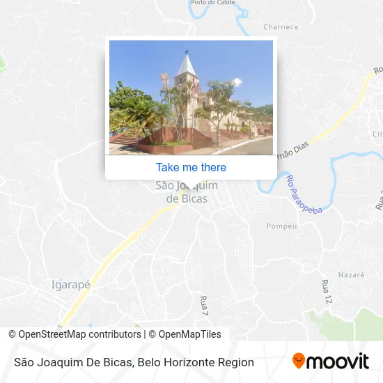 São Joaquim De Bicas map