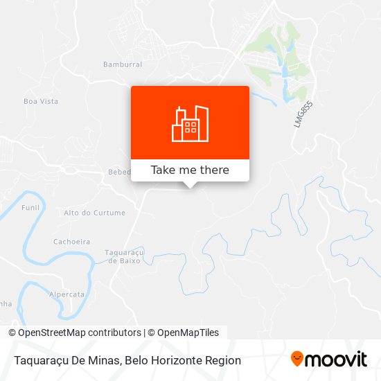 Taquaraçu De Minas map