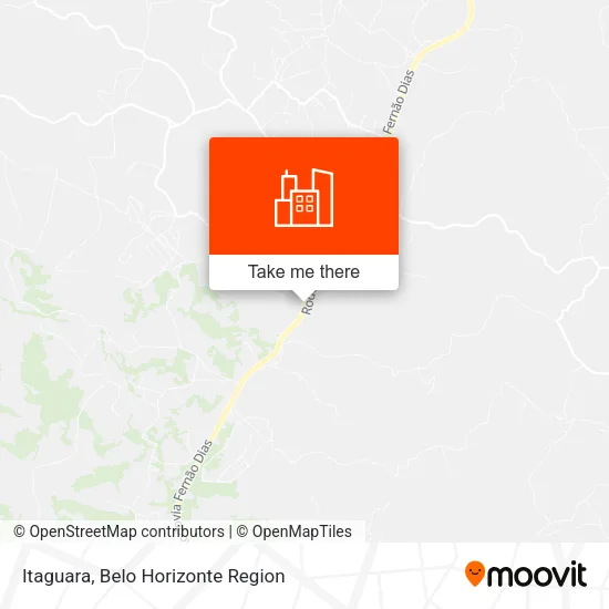 Itaguara map