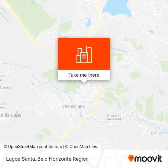 Lagoa Santa map