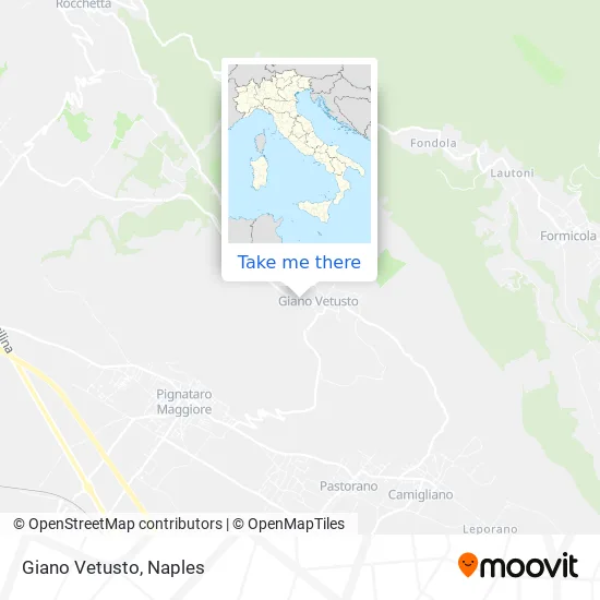 Giano Vetusto map