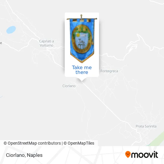 Ciorlano map