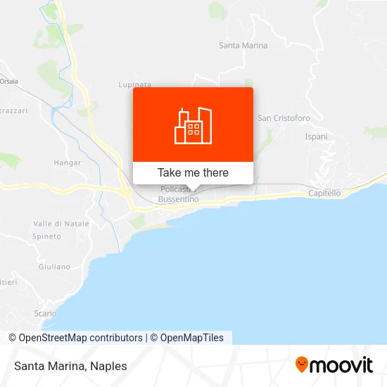 Santa Marina map
