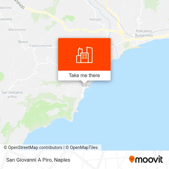 San Giovanni A Piro map