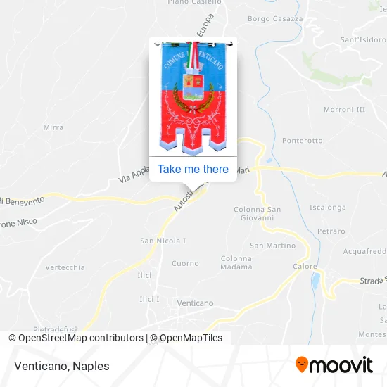Venticano map
