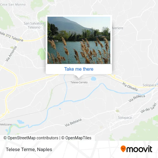 Telese Terme map