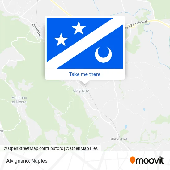 Alvignano map