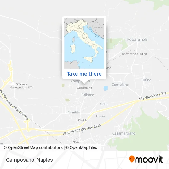 Camposano map
