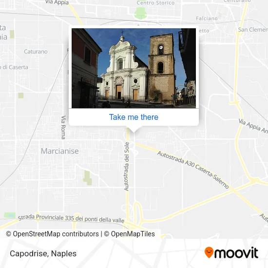 Capodrise map