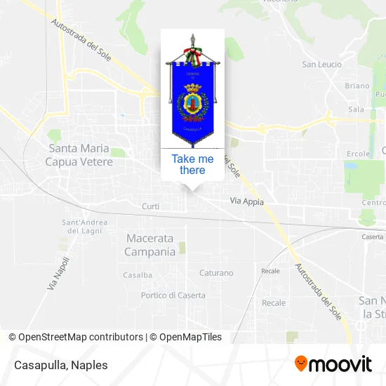 Casapulla map