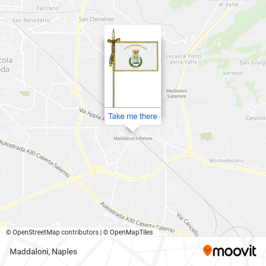 Maddaloni map