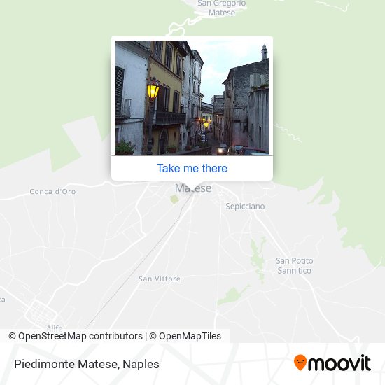 Piedimonte Matese map