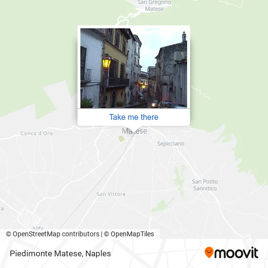 Piedimonte Matese map