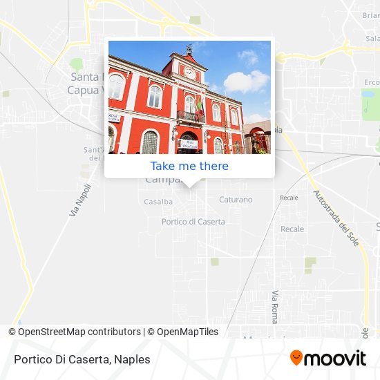 Portico Di Caserta map