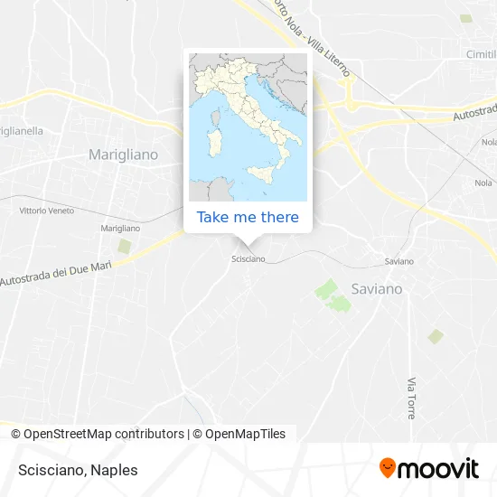 Scisciano map