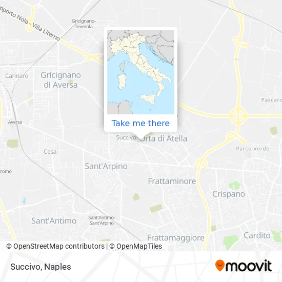 Succivo map