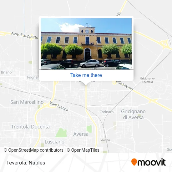 Teverola map