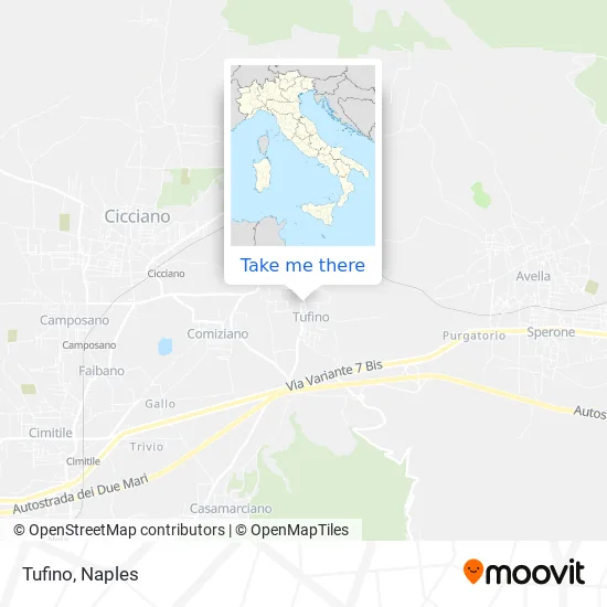 Tufino map