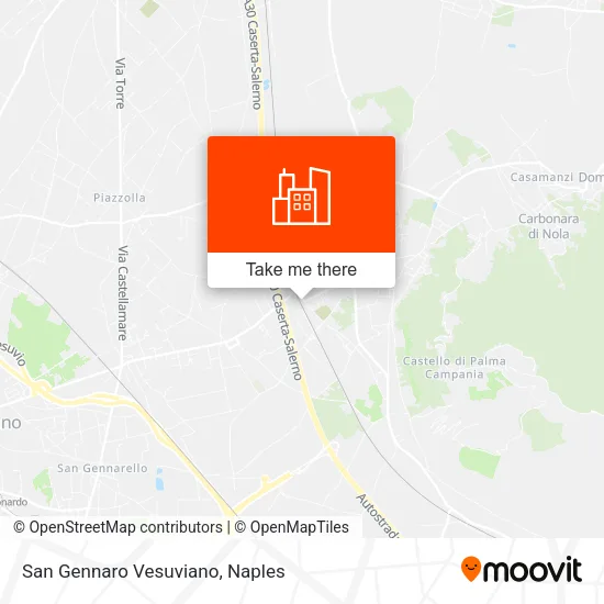 San Gennaro Vesuviano map