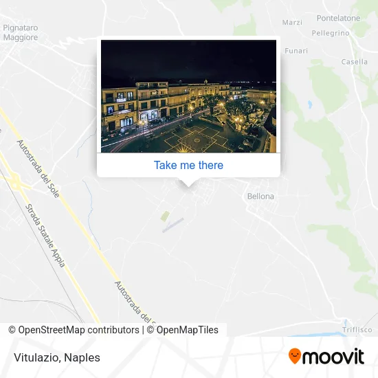 Vitulazio map