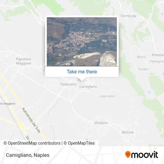 Camigliano map