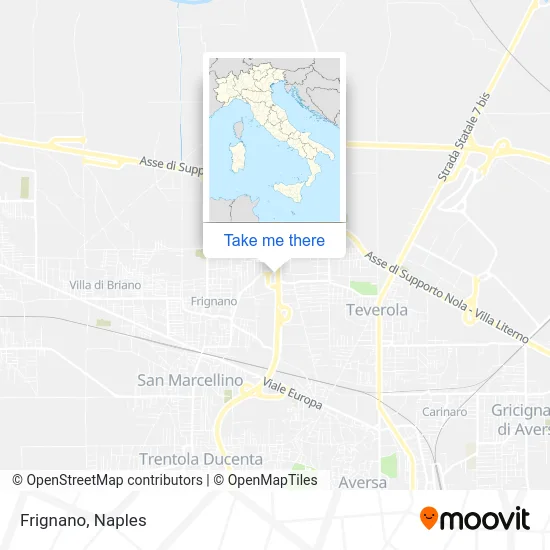 Frignano map