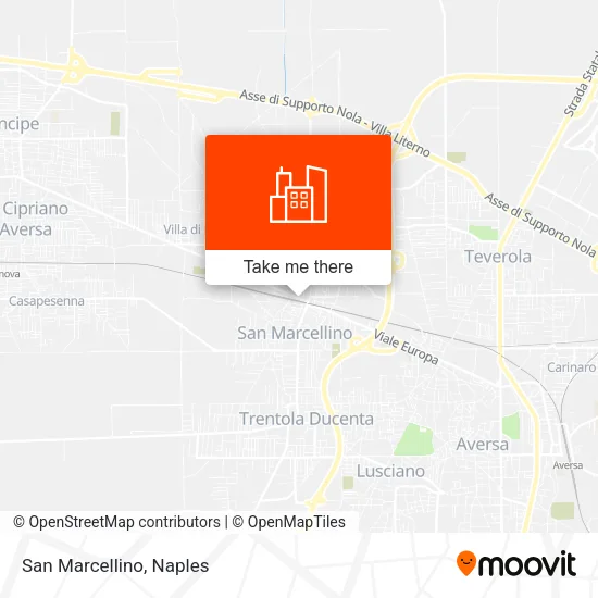 San Marcellino map