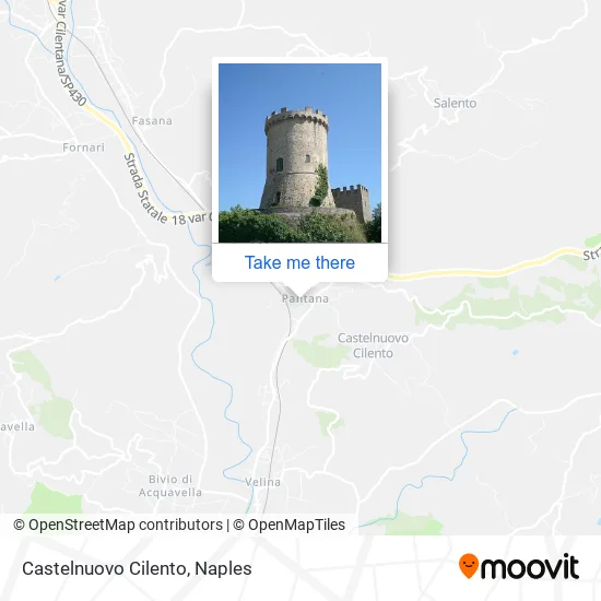 Castelnuovo Cilento map