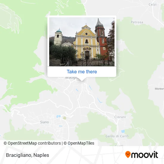Bracigliano map