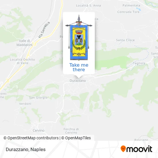 Durazzano map
