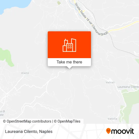 Laureana Cilento map