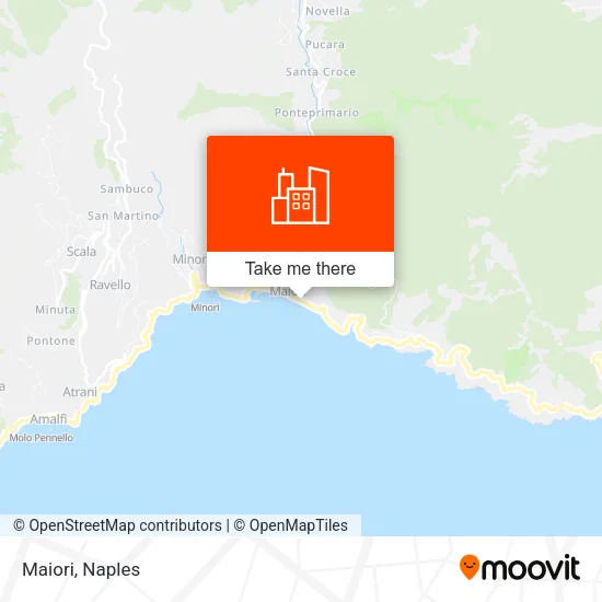 Maiori map