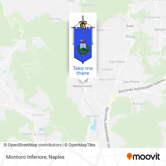 Montoro Inferiore map