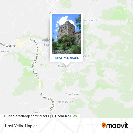 Novi Velia map