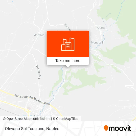 Olevano Sul Tusciano map