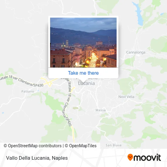 Vallo Della Lucania map