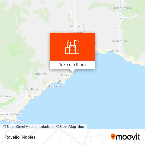 Ravello map