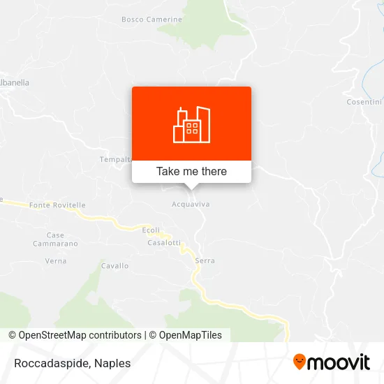 Roccadaspide map